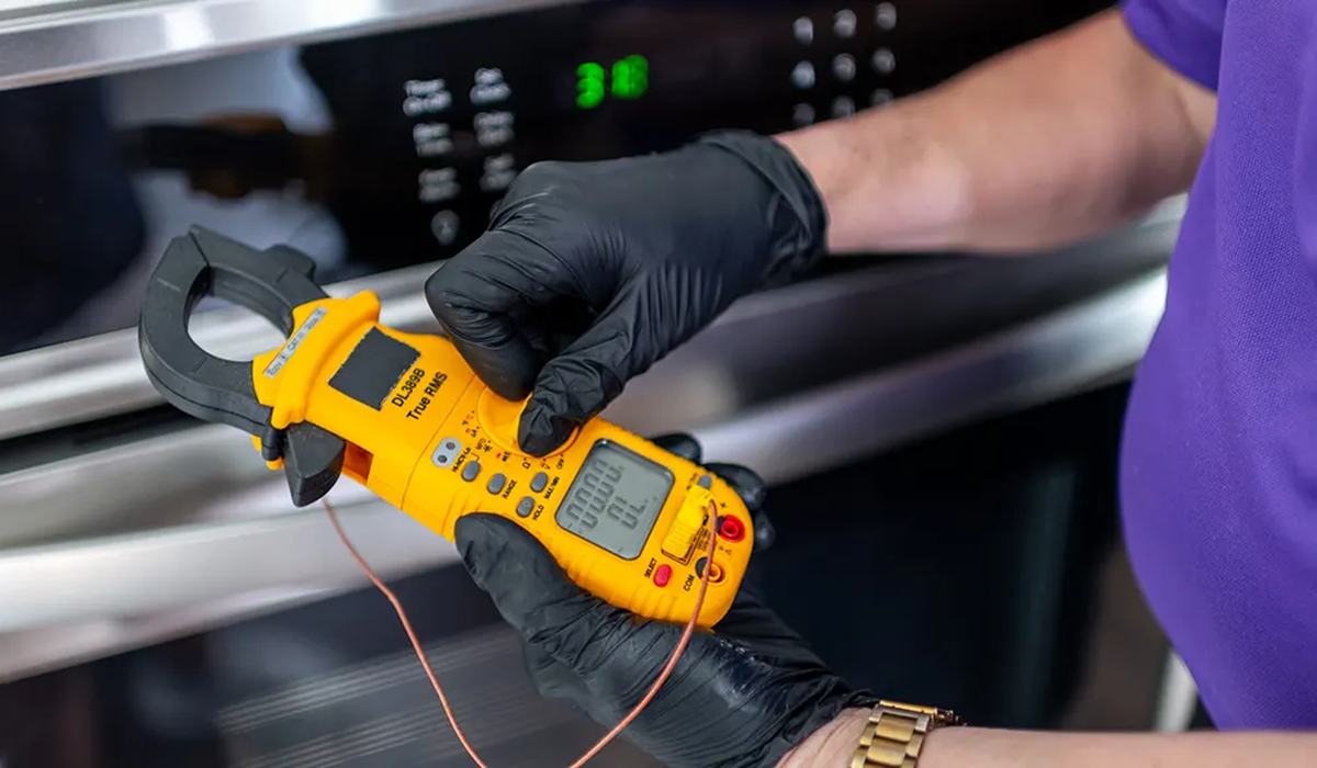 Digital multimeter for appliance repair